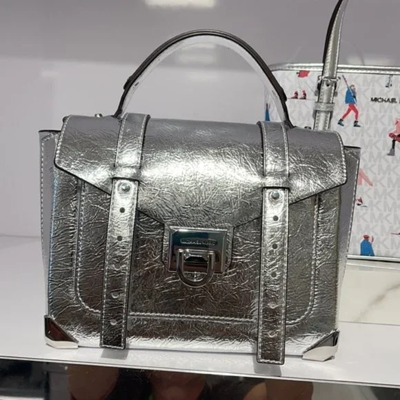 Michael Kors Manhattan Medium School Satchel - Picture 9 of 16